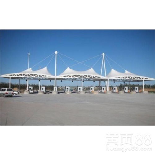 邵阳收费站膜结构施工技术解析与工程实践